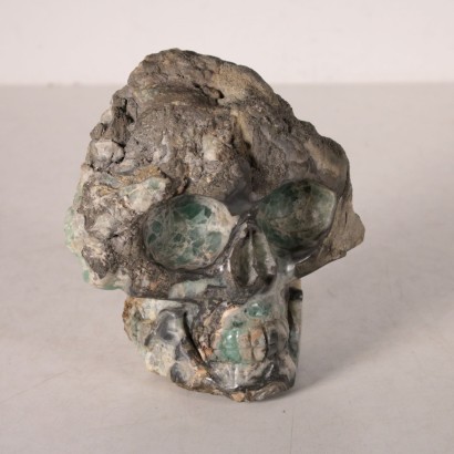 Skull, Flourite Sculpture 20th Century