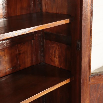 4 Door Bookcase, Walnut Italy 19th Century