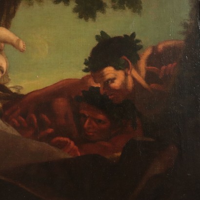 Sleeping Bacchantes with Satyrs, Oil on CAnvas, 18th Century