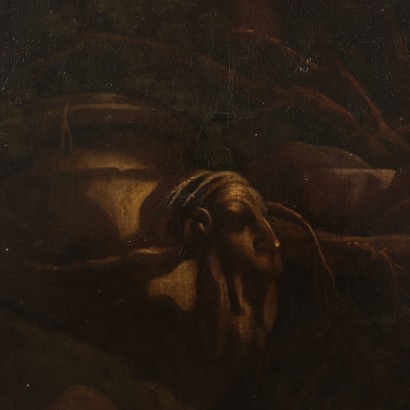 Sleeping Bacchantes with Satyrs, Oil on CAnvas, 18th Century