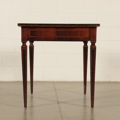 Neoclassical Writing Desk, Various Wood Essences, Tuscany 18th Century