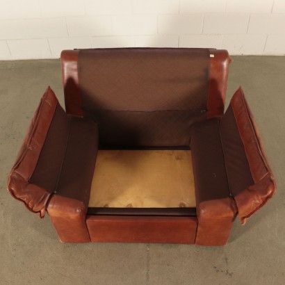 Armchair, Foam and Leather, 1970s