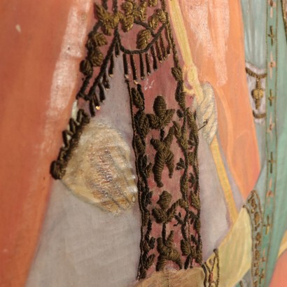 Kunst, italienische Kunst, italienische Malerei des 20. Jahrhunderts, Hailè Selassie gesegnet von der Madonn