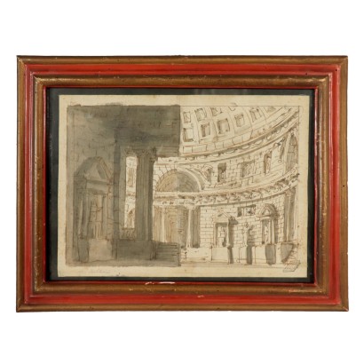 Bozzetto per scenografia,XVIII secolo