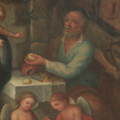 The holy Family with Angels