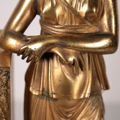 Karl X Tischuhr Giò Manini Bronze - Italien XIX Jhd