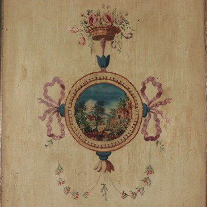Paar Neoklassicher Eckschränke Pappel Italien XVIII Jhd