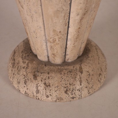 Travertine Marble Vase, Italy 1960s-1970s