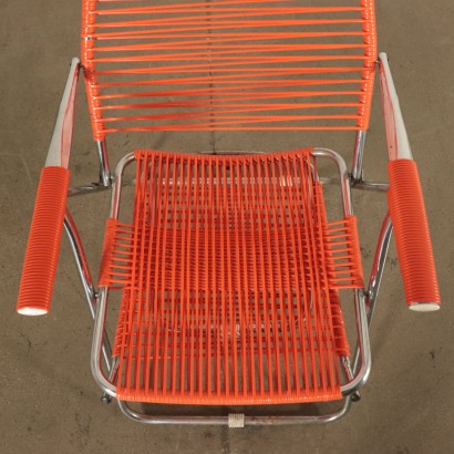 Deck Chairs, Metal and PVc, Italy 1960s Italian Prodution