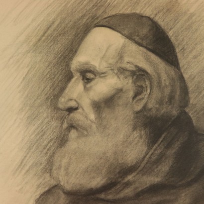 Prelate Face Drawing on paper 1916