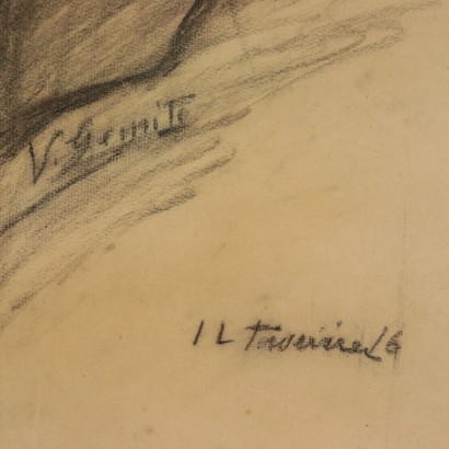 The Treasurer Drawing on Paper 20th Century
