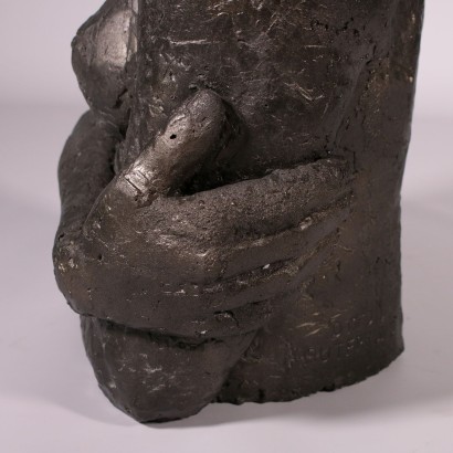 arte, arte italiana, arte Contemporanea italiana, arte Contemporanea,Otto Gutfreund scultura in argilla,Busto femminile,Otto Gutfreund