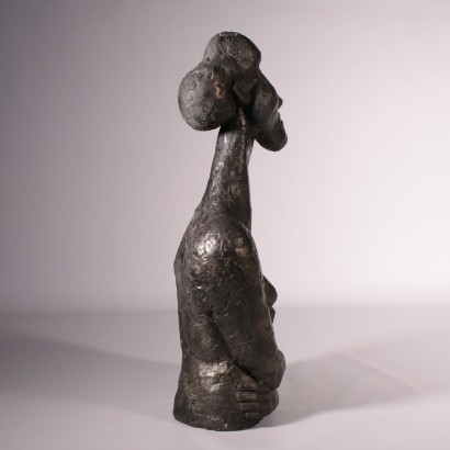 arte, arte italiana, arte Contemporanea italiana, arte Contemporanea,Otto Gutfreund scultura in argilla,Busto femminile,Otto Gutfreund