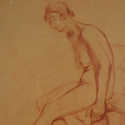 Group of seven studies of figures, Anna's Mouth