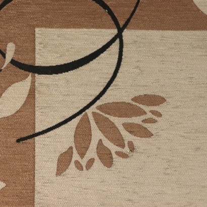 Vintage Floral Carpet Cotton Italy 20th Century