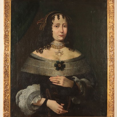 Portrait of a Noblewoman, Oil on Canvas, 17th Century