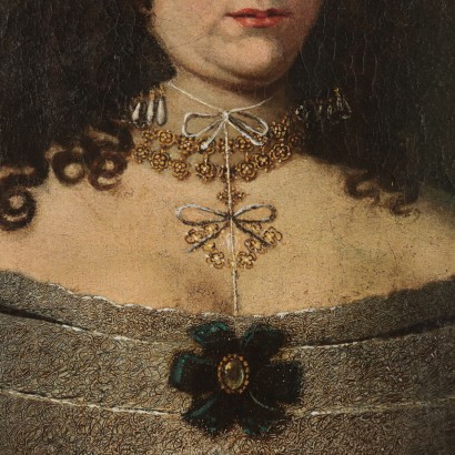 Portrait of a Noblewoman, Oil on Canvas, 17th Century