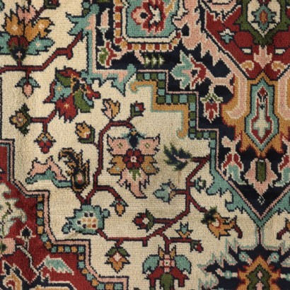 Heriz Carpet, Cotton and Wool, Romania 1990s