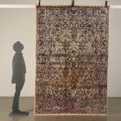 Kerman Carpet, Cotton and Wool, Iran 1990s