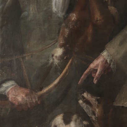 Retrato de un cazador en el siglo XVIII