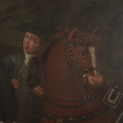 Ritratto di cacciatore del XVIII secolo
