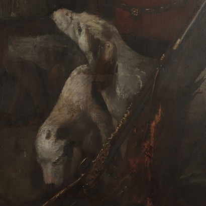Retrato de un cazador en el siglo XVIII