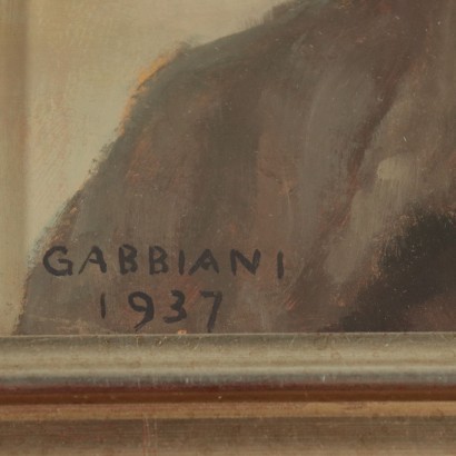 Giacomo Gabbiani, Oil on Plywood, Italy