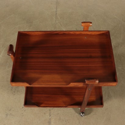Service Trolley, Solid Rosewood, Italy 1960s F.Albini and F.Helg