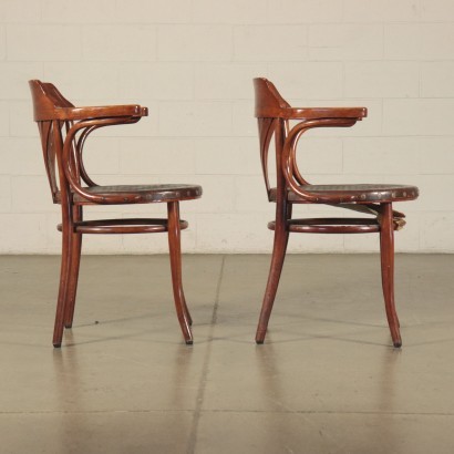 Pair of Thonet Chairs, Beech, Austria 20th Century