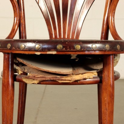 Antik, Stuhl, antike Stühle, antiker Stuhl, antiker italienischer Stuhl, antiker Stuhl, neoklassizistischer Stuhl, Stuhl aus dem 19. Jahrhundert, Paar Thonet-Stühle