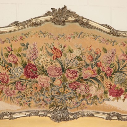 Baroccheto Style Bed, Italy 19th Century