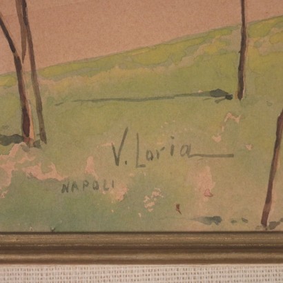Vincenzo Loria, Watercorcolor on Paper, 19th Century