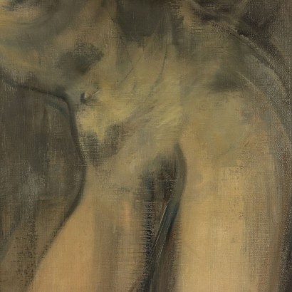 Giuseppe Ajmone, Oil on Canvas,