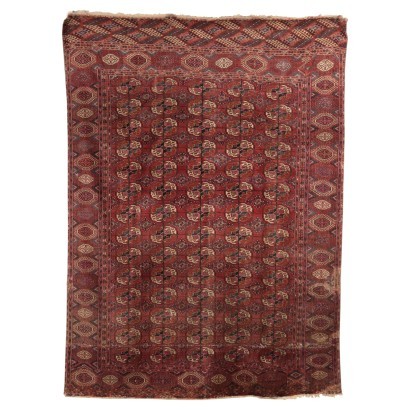 Bukhara Carpet, Wool, Turkmenistan, 1930s