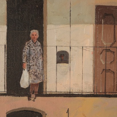 Loredano Rizzotti, Oil on Canvas, Italy 20th Century