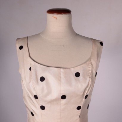 #vintage #abbigliamentovintage #abitivintage #vintagemilano #modavintage, vestido de cóctel de lunares vintage
