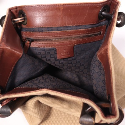 Vintage Leder Tasche Von Gucci