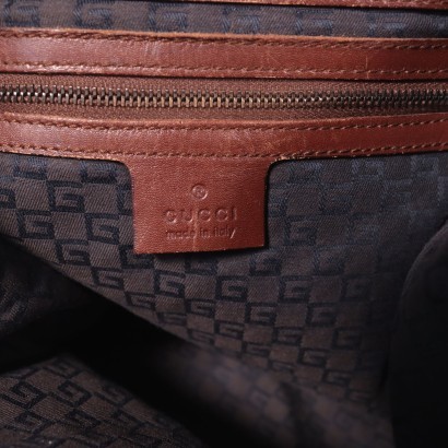 Vintage Leder Tasche Von Gucci