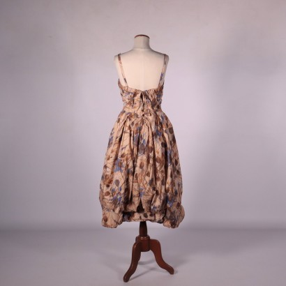 Vintage Dress, Silk Taffetà, Milan 1950s