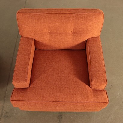 Armchairs, Foam Wood Metal and Fabric, Marco Zanuso for Arflex