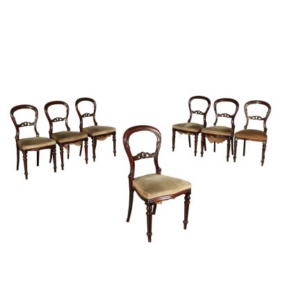 Group of 7 Chairs England 20th Century