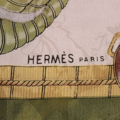 Schal Vintage Von Hermès Zaumzeug Und Sättel