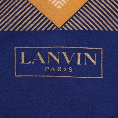 Vintage Lanvin Scarf with Shells Silk France