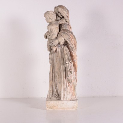 Virgin Mary with Child Stone Italy 19th Century