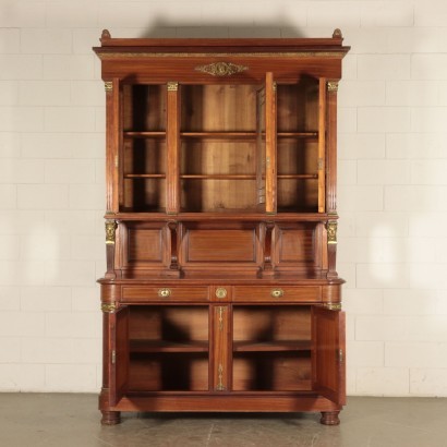 Empire Stile Two Bodies Cupboard Italy 20th Century