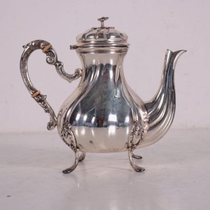 Teapot Silver Italy 19th Century