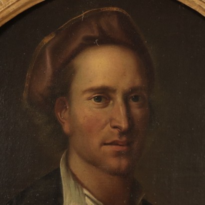 Male Portrait, Oil on Canvas, 18th Century