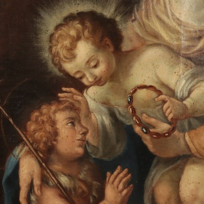 Madonna y el Niño con el niño San Juan bautista