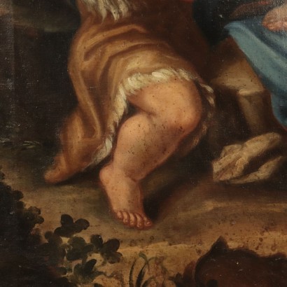 Madonna y el Niño con el niño San Juan bautista