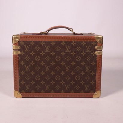 Louis Vuitton Beauty Case, Leather and Canvas, France 1980s